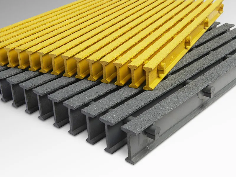 FRP support beam industrial installation