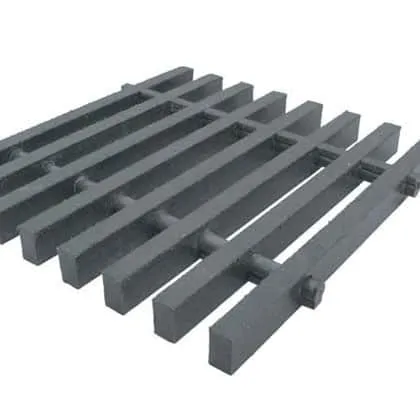 Industrial pultruded fiberglass grating installation